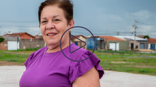 Beneficiária de projeto municipal