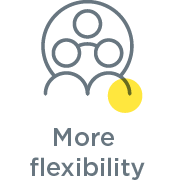 More flexibility icon